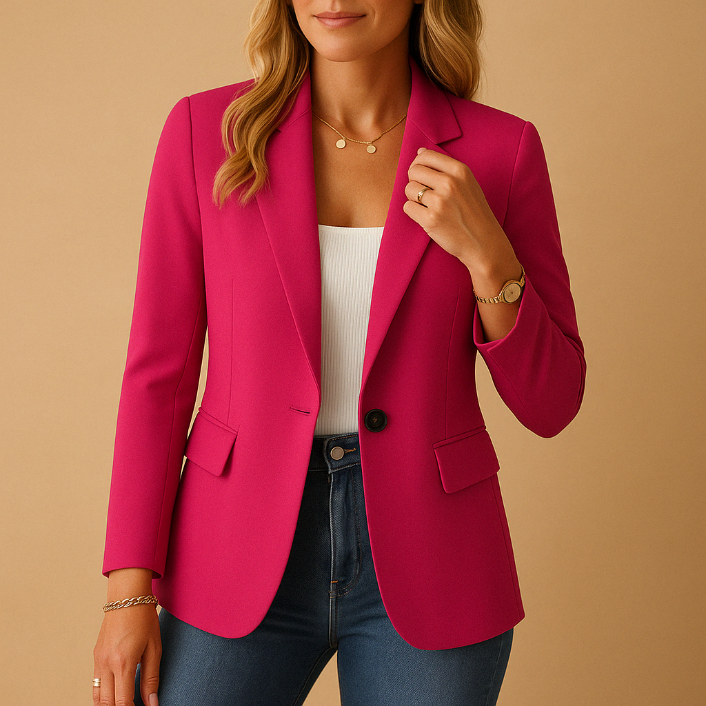 Ivy | Women's Single-Breasted Notch Lapel Blazer