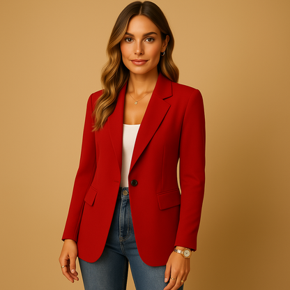 Ivy | Women's Single-Breasted Notch Lapel Blazer
