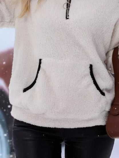 Joyce | Women's Half-Zip Fuzzy Jumper