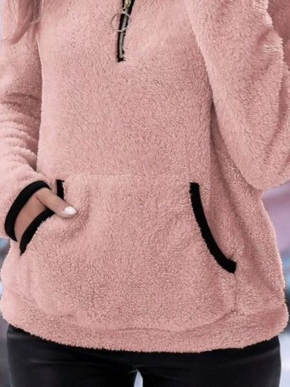 Joyce | Women's Half-Zip Fuzzy Jumper