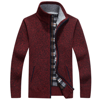 Kaleb | Men's Stand Collar Full Zip Jacket