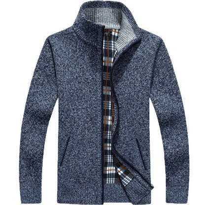 Kaleb | Men's Stand Collar Full Zip Jacket