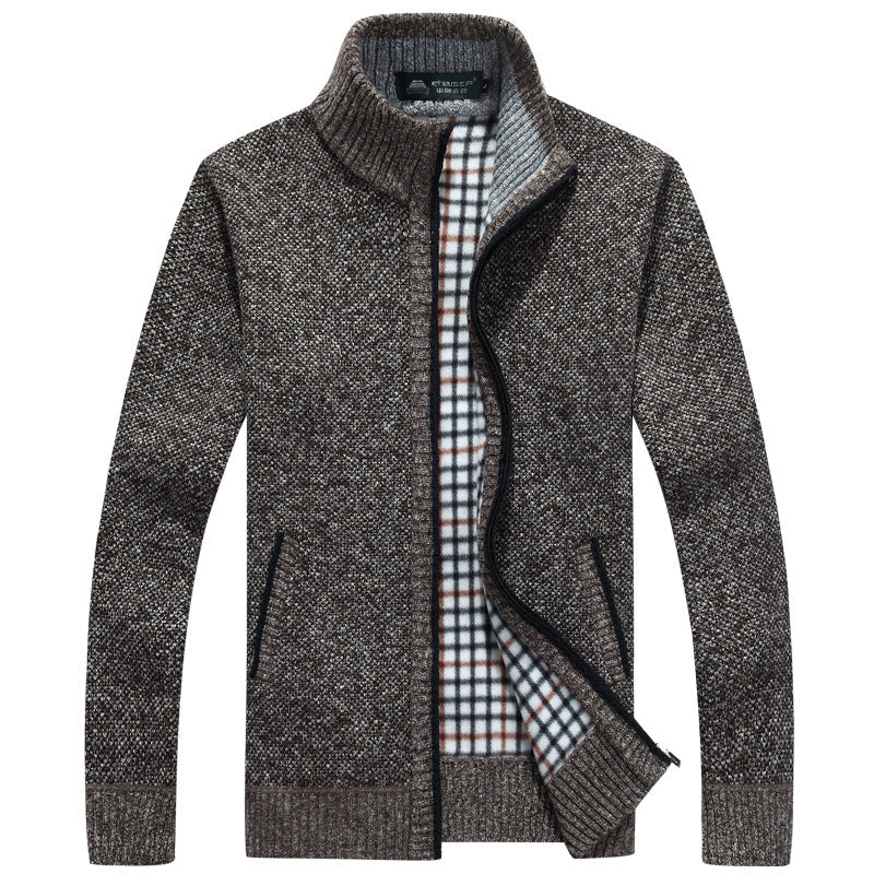 Kaleb | Men's Stand Collar Full Zip Jacket