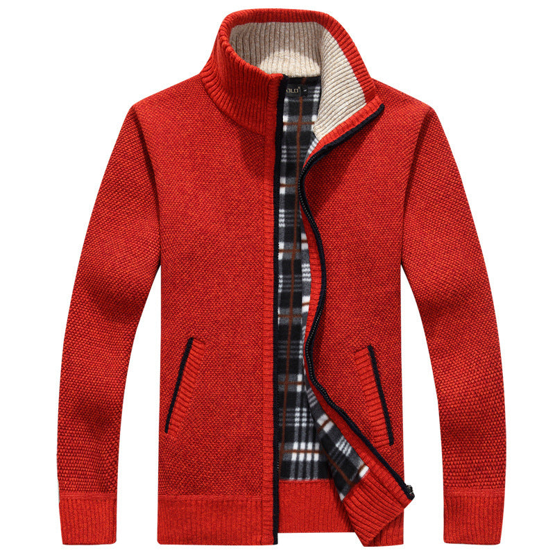 Kaleb | Men's Stand Collar Full Zip Jacket
