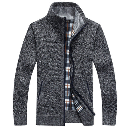 Kaleb | Men's Stand Collar Full Zip Jacket