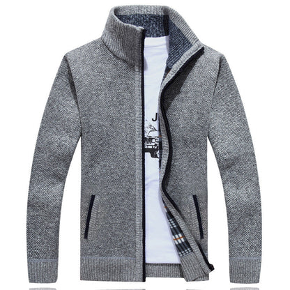 Kaleb | Men's Stand Collar Full Zip Jacket