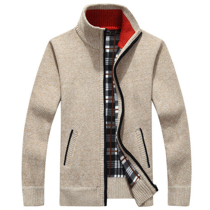 Kaleb | Men's Stand Collar Full Zip Jacket