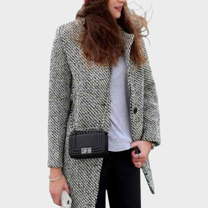 Olivia | Women's Elegant Long Wool Coat