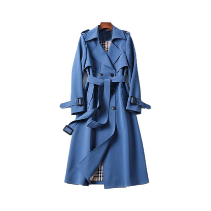 Kristin | Women's Belted A-Line Long Trench Coat