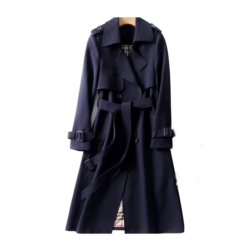 Kristin | Women's Belted A-Line Long Trench Coat
