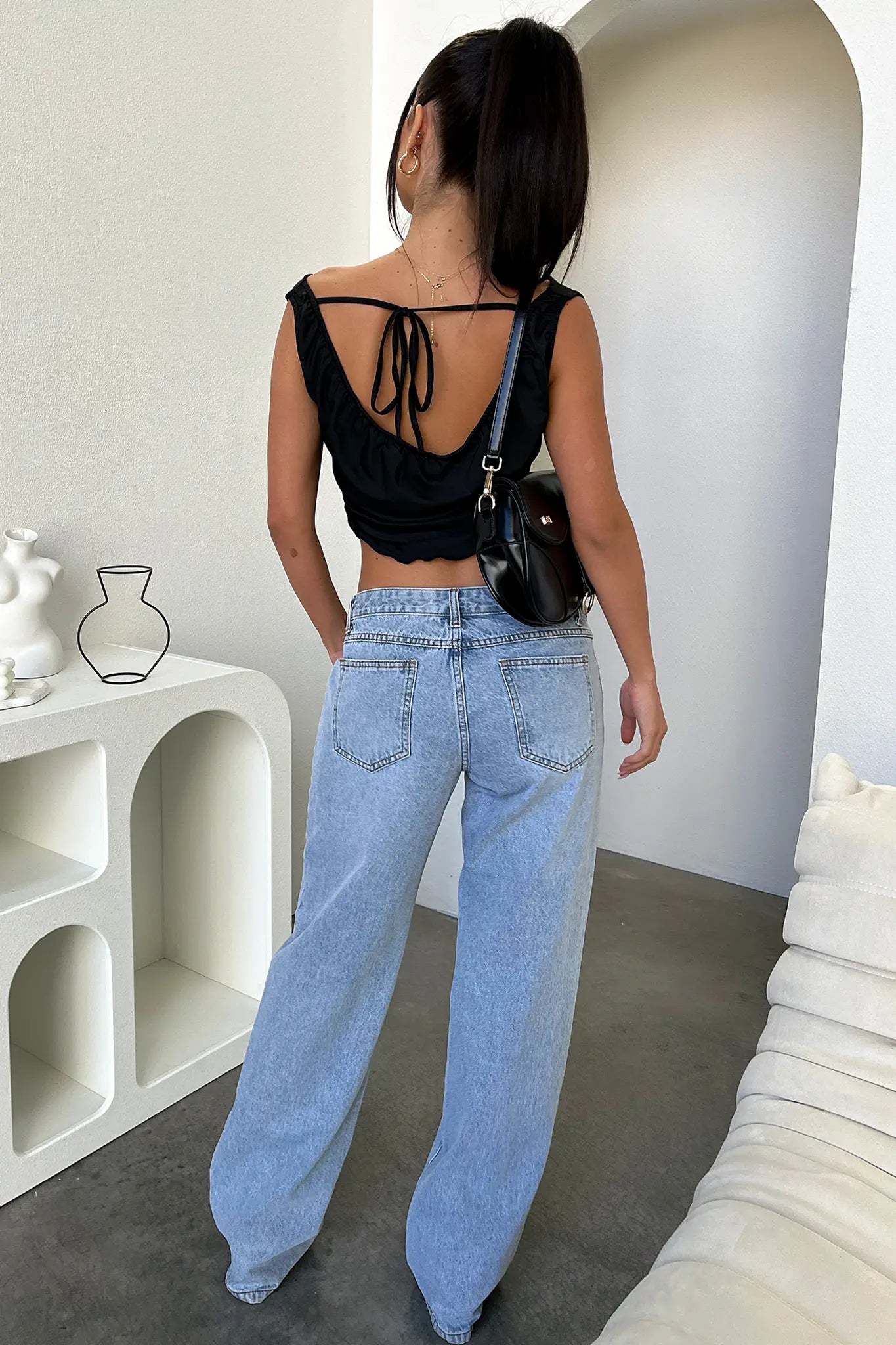 Marguerite | Light Wash Low Rise Straight Leg Jeans