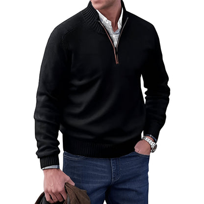 Ryan | Men's Quarter Zip Knit Jumper