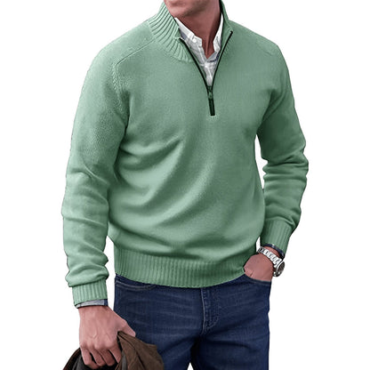 Ryan | Men's Quarter Zip Knit Jumper