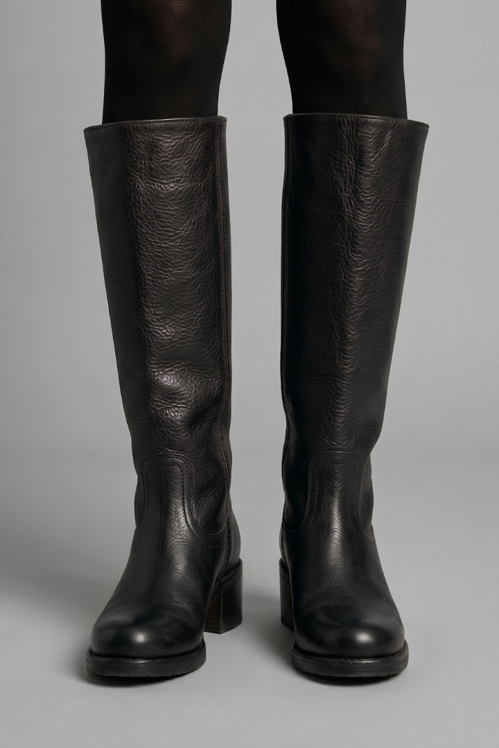 Rhiannon | Oxblood Leather Tall Pull On Riding Boots 7