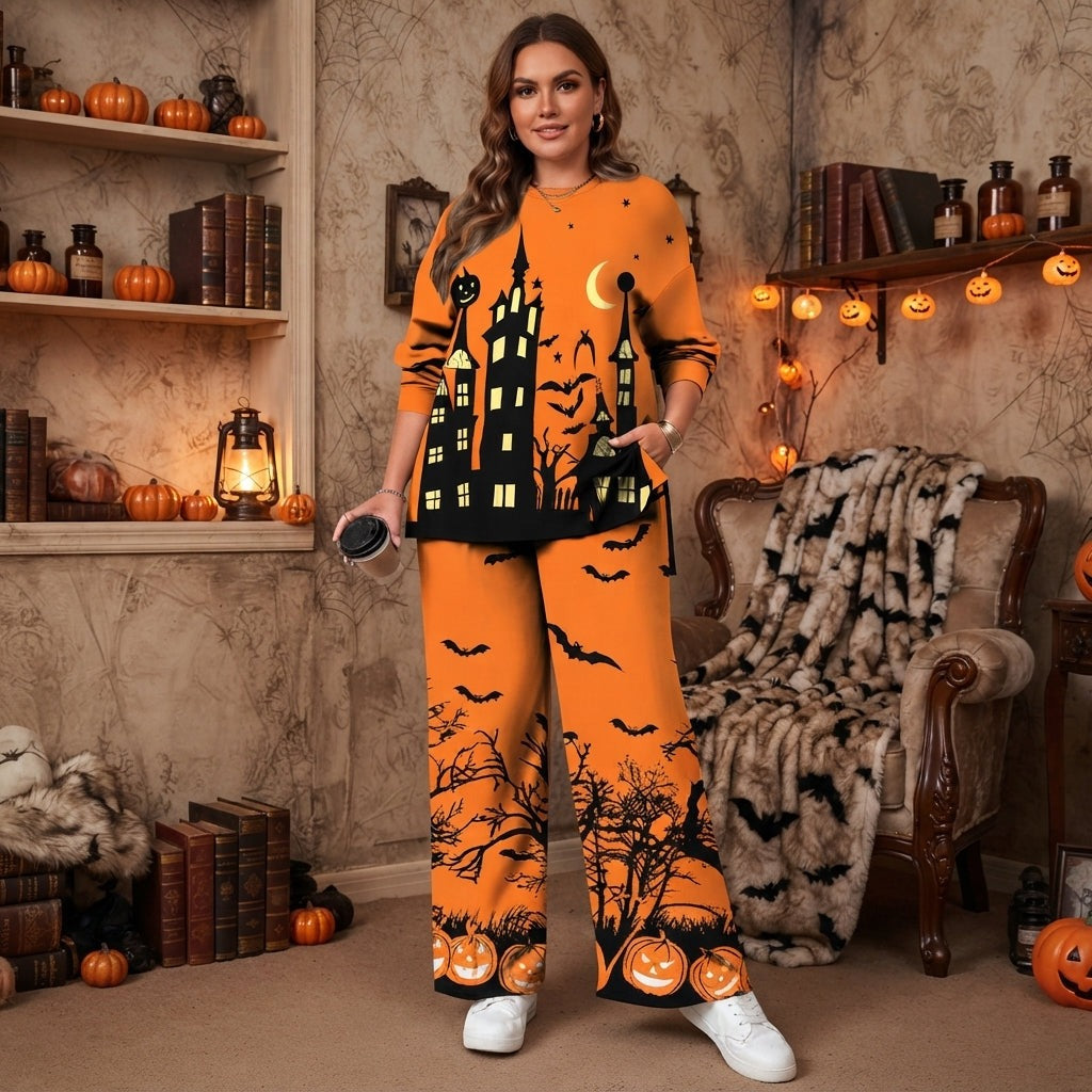 Haunted Manor | Haunted House Halloween Pyjamas 1