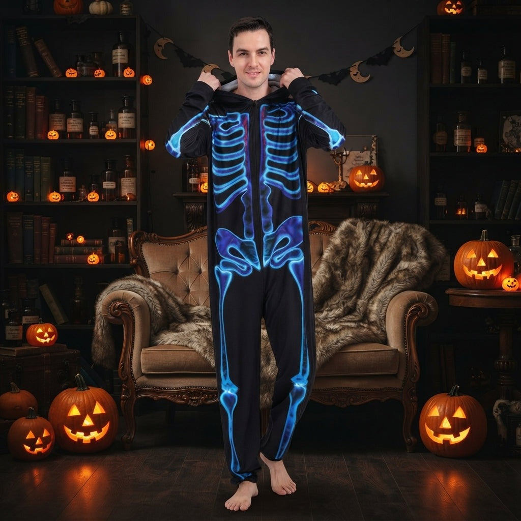 Count Midnight | Skeleton Halloween Pyjamas 3
