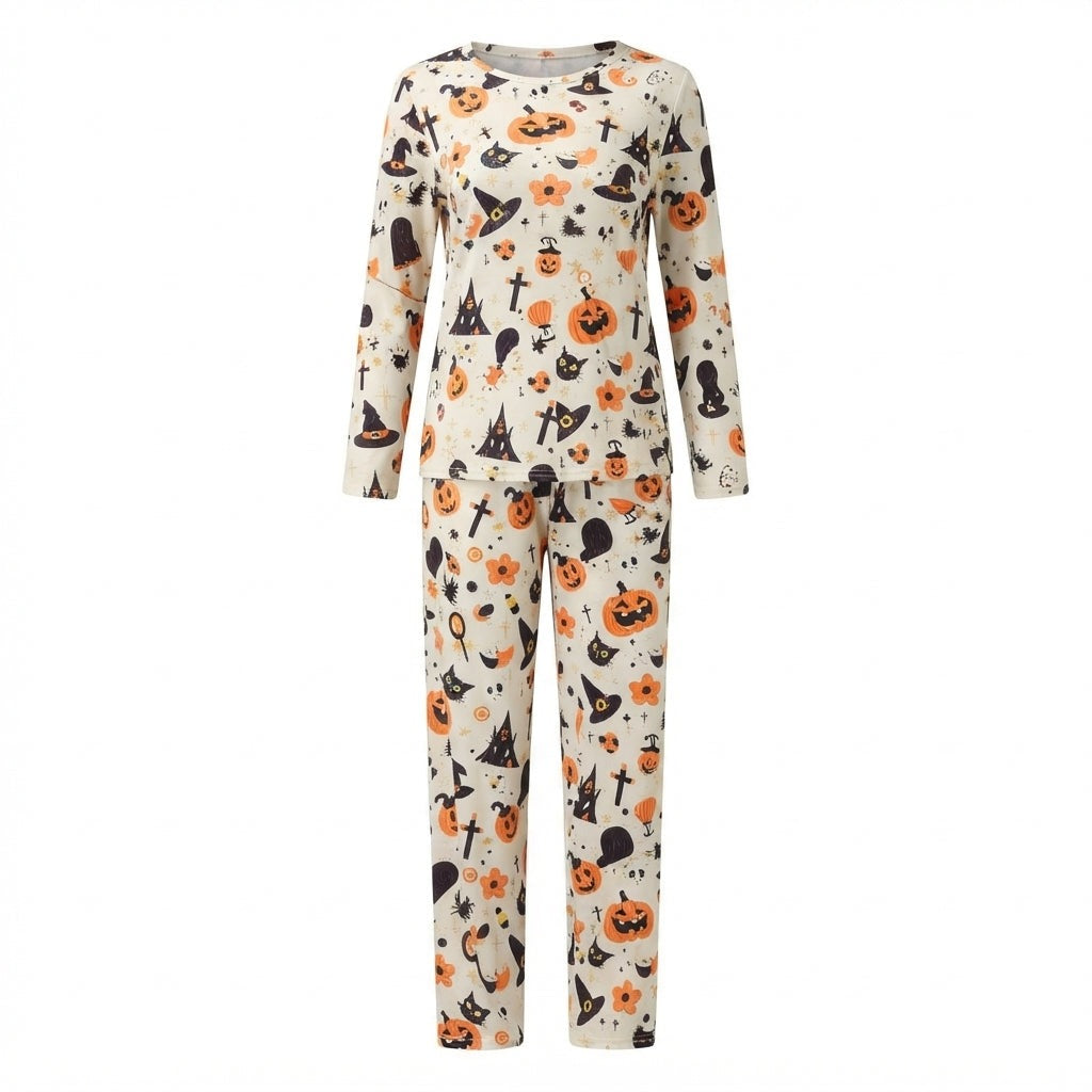 Spooky Hollow | Pumpkin Ghost Halloween Pyjamas 2
