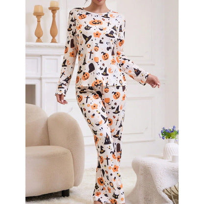 Spooky Hollow | Pumpkin Ghost Halloween Pyjamas 4