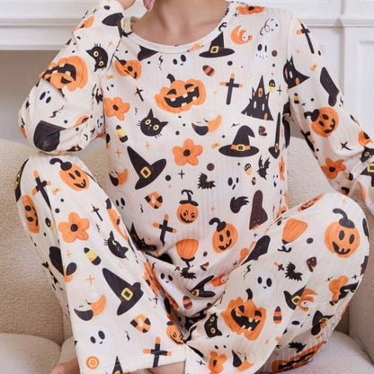 Spooky Hollow | Pumpkin Ghost Halloween Pyjamas 5