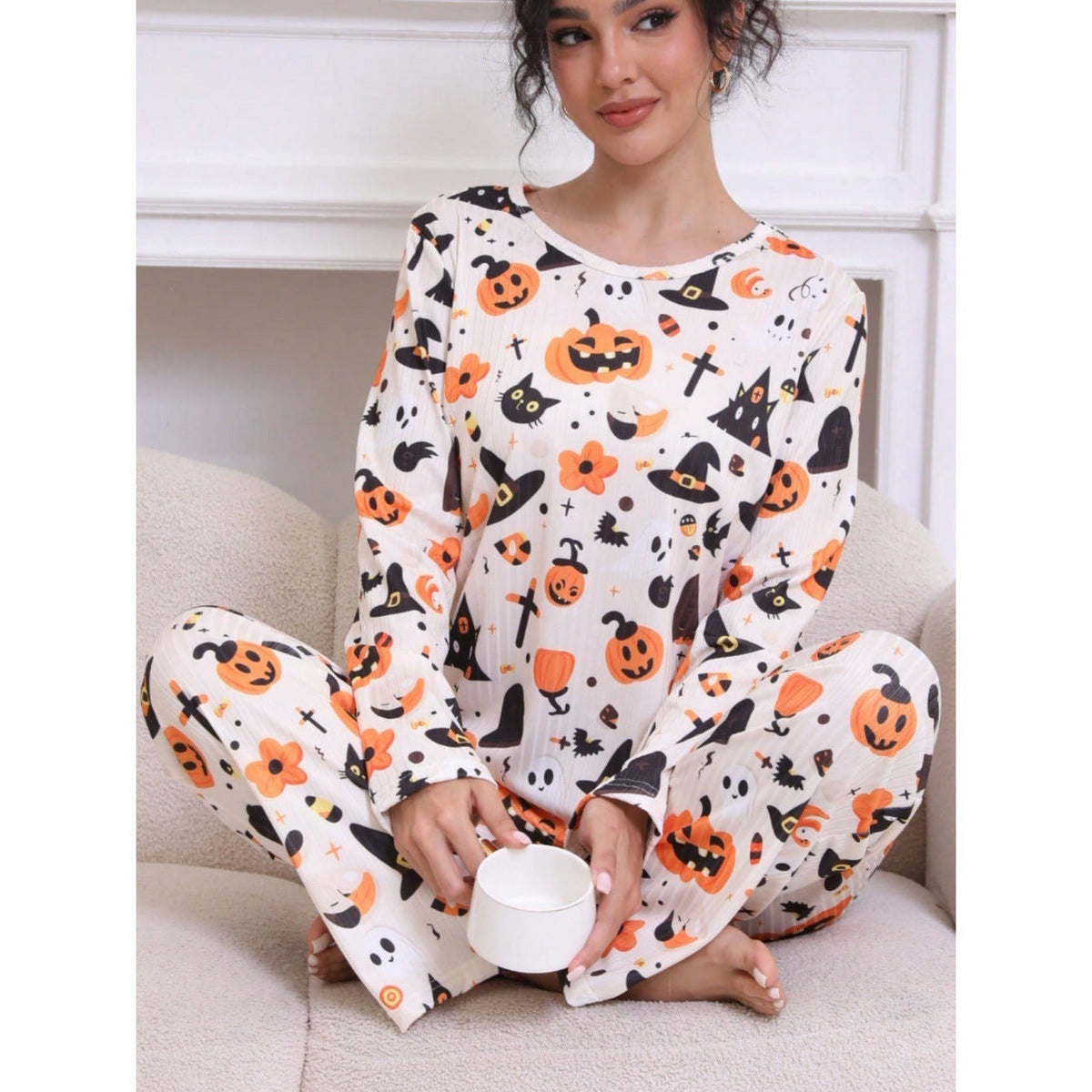 Spooky Hollow | Pumpkin Ghost Halloween Pyjamas 6