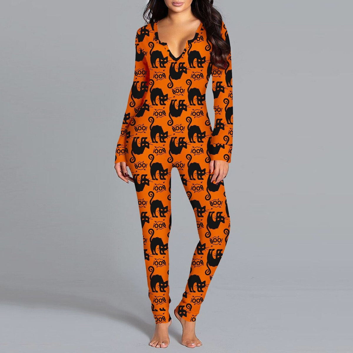 Black Cat Society | Black Cat Halloween Jumpsuit 3