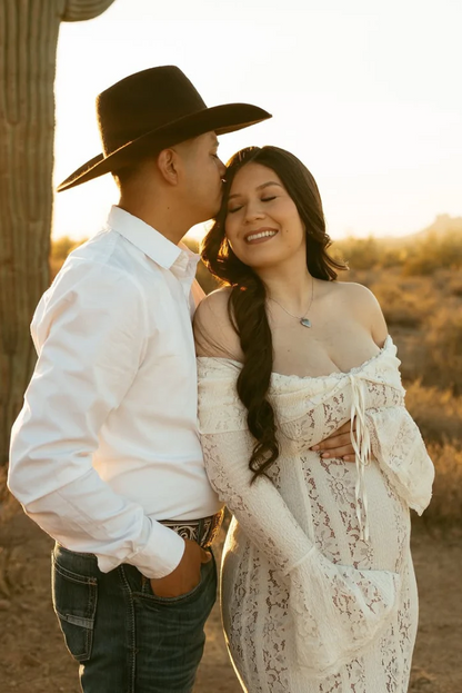 Elcevi | Lace Maternity Dress 10