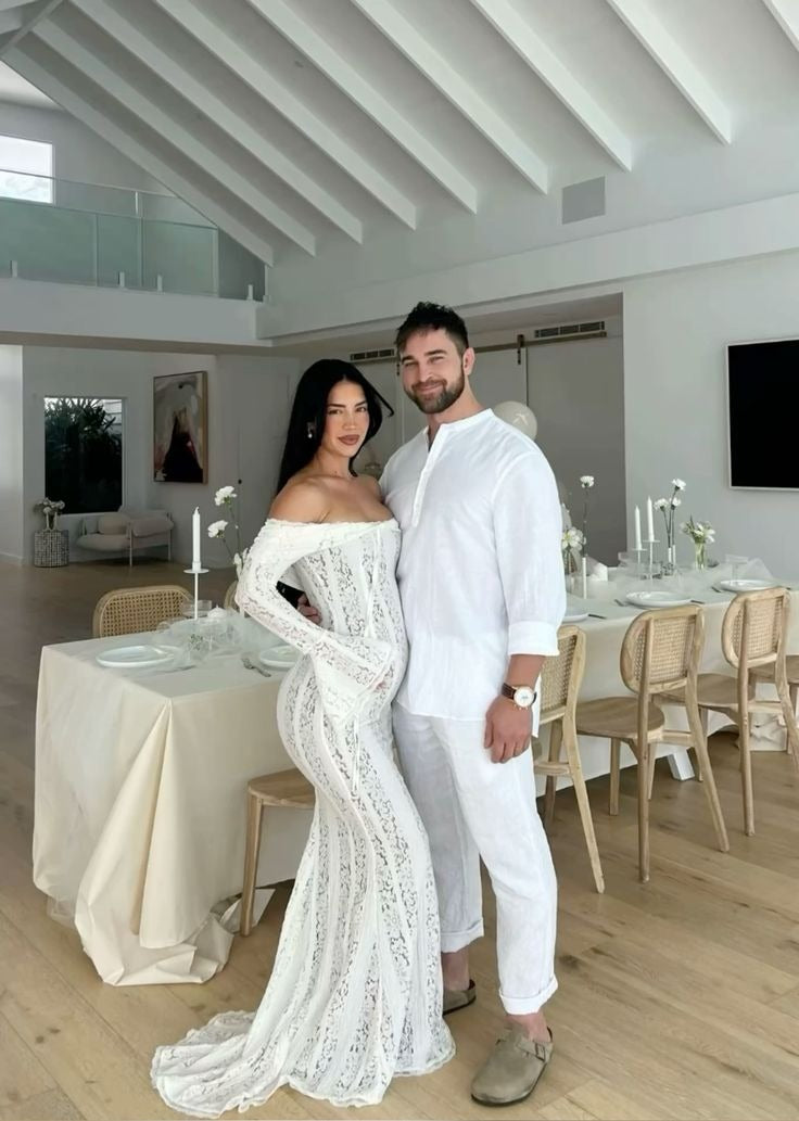 Elcevi | Lace Maternity Dress 11