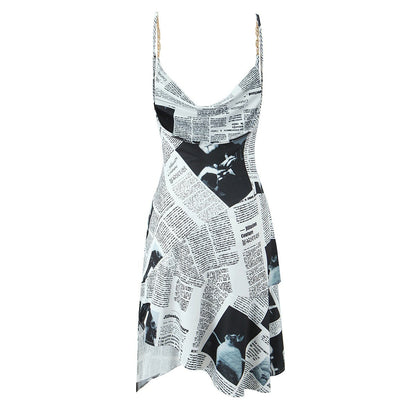 Niamh Bellamy | Strapless Asymmetric Race Day Mini Dress 5