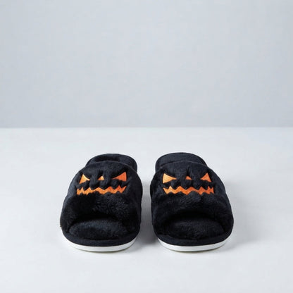 Little Boo | Pumpkin Halloween Slippers 2