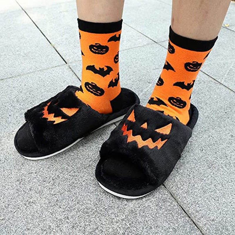 Little Boo | Pumpkin Halloween Slippers 3