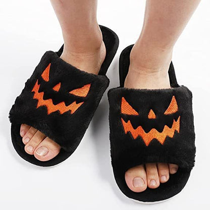Little Boo | Pumpkin Halloween Slippers 4