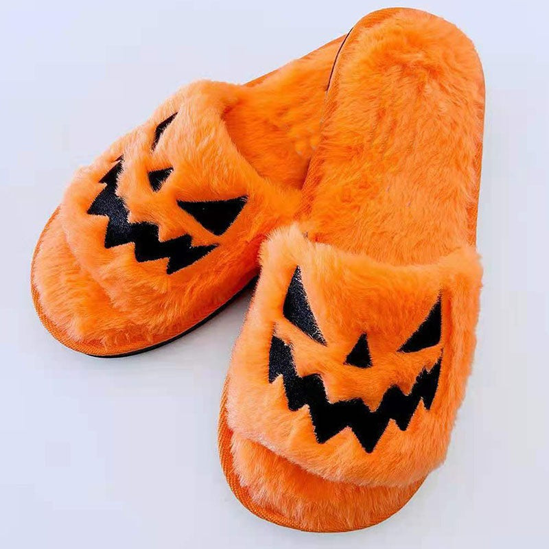 Little Boo | Pumpkin Halloween Slippers 5