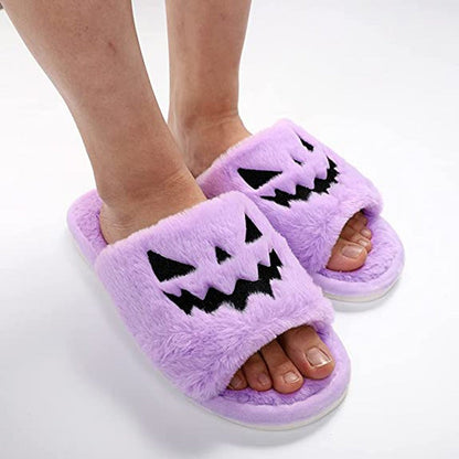Little Boo | Pumpkin Halloween Slippers 8