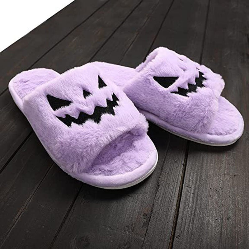 Little Boo | Pumpkin Halloween Slippers 9
