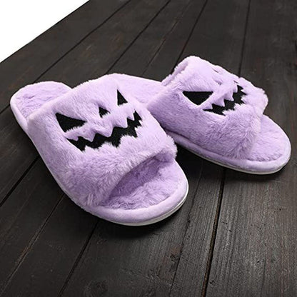 Little Boo | Pumpkin Halloween Slippers 9