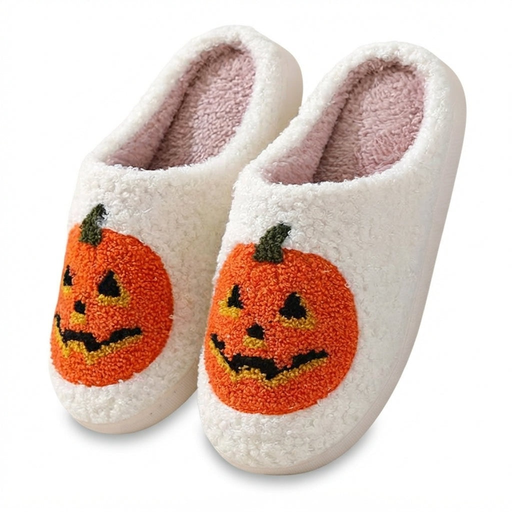 Midnight Bat | Pumpkin Halloween Slippers 2