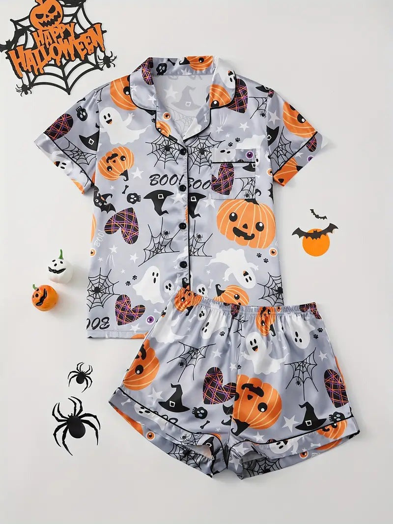 Spooky Pumpkin | Halloween Pyjama Set 11