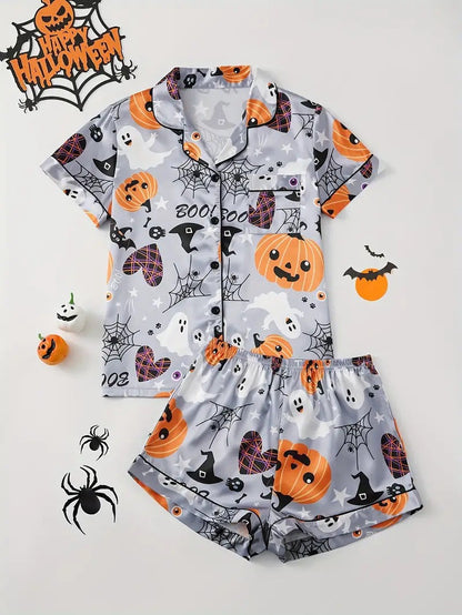 Spooky Pumpkin | Halloween Pyjama Set 11