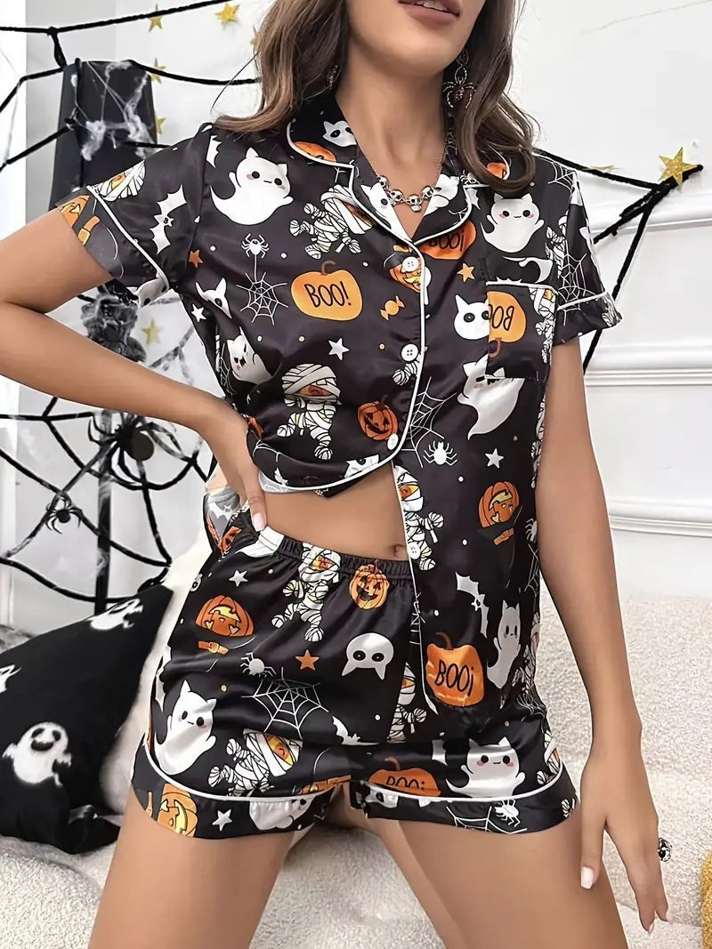Spooky Pumpkin | Halloween Pyjama Set 8
