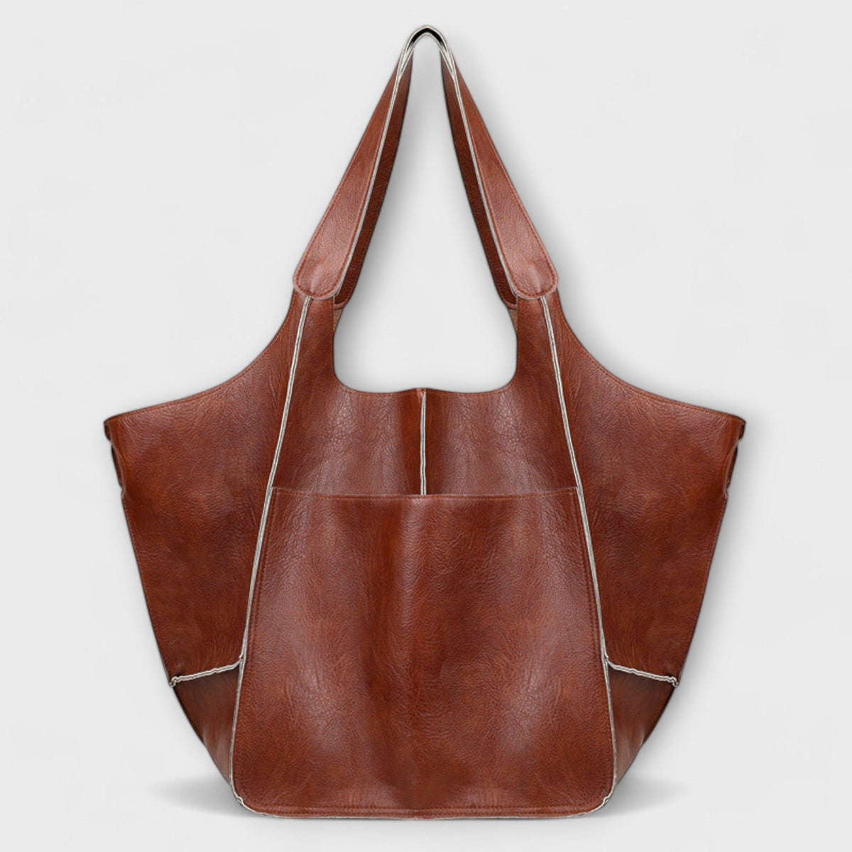 Urania | Oversized Leather Weekender Bag 13