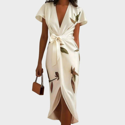 Eleanor | Floral Garden Party Wrap Midi Dress 1