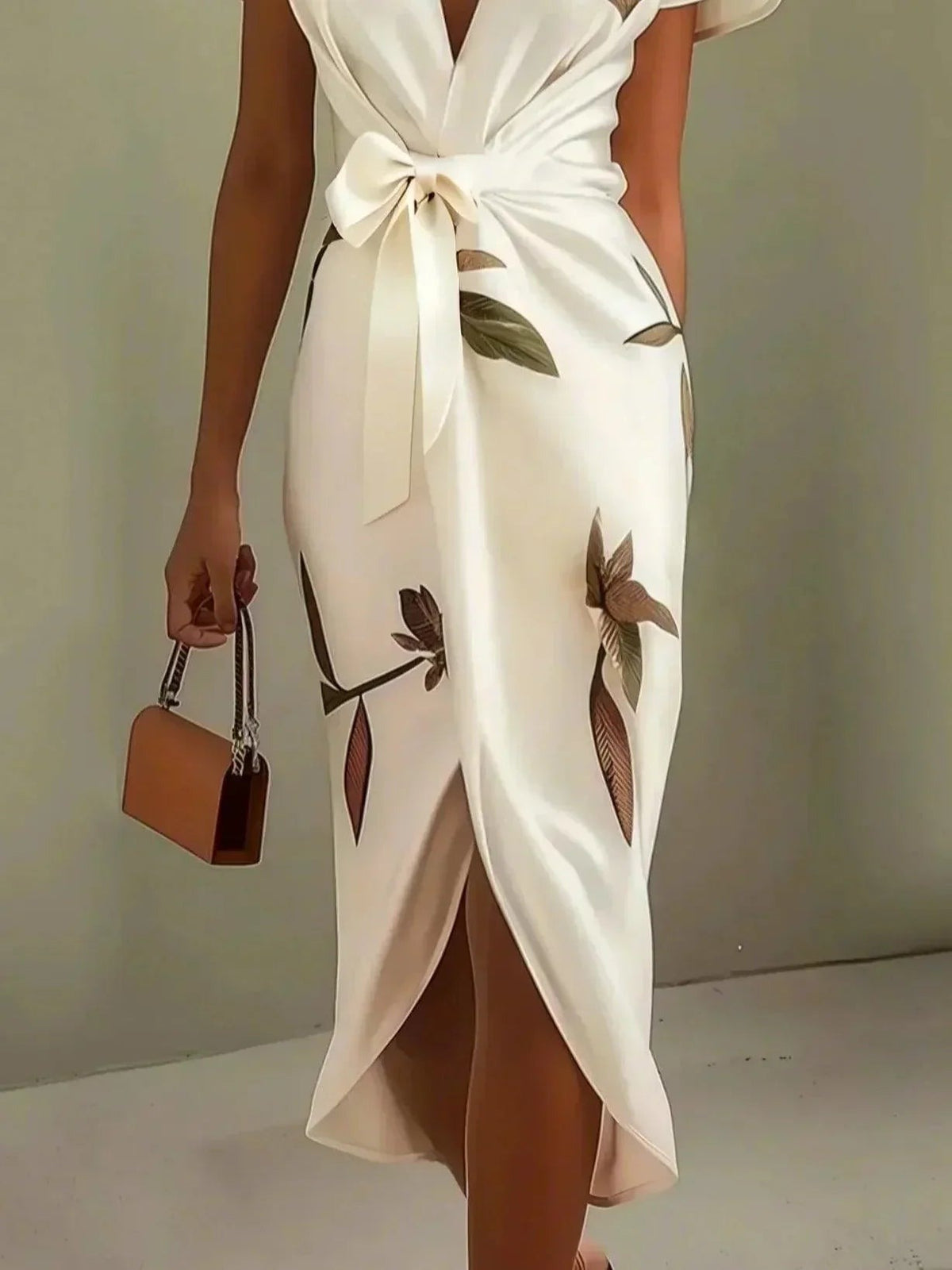 Eleanor | Floral Garden Party Wrap Midi Dress 5