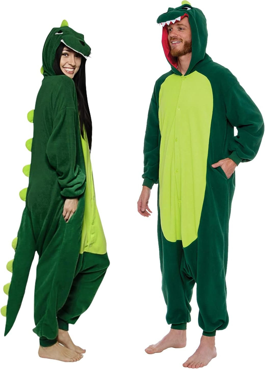 Dexter | Green Dinosaur Hooded Onesie Costume 8
