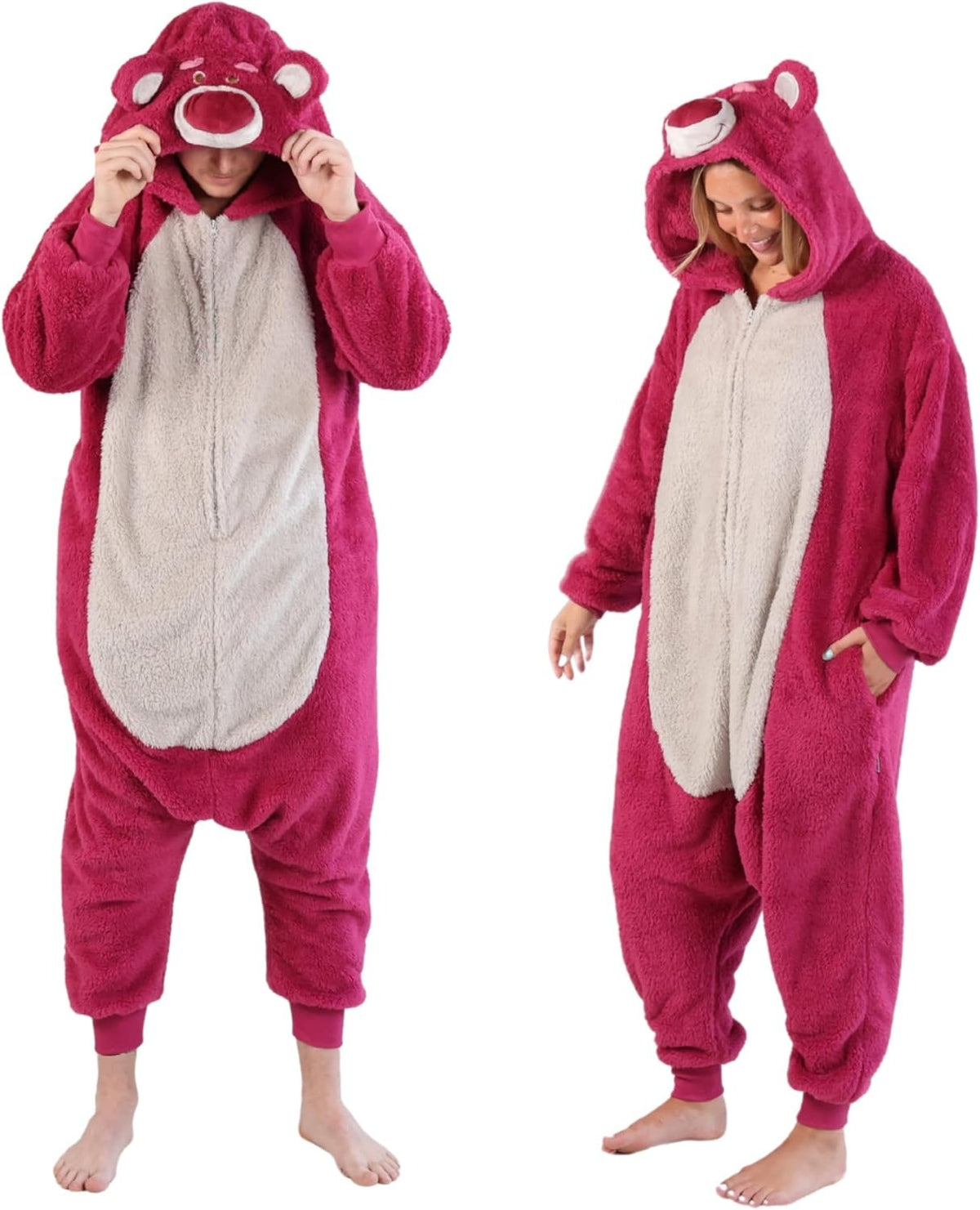 Bruno | Brown Teddy Bear Hooded Onesie Costume 8