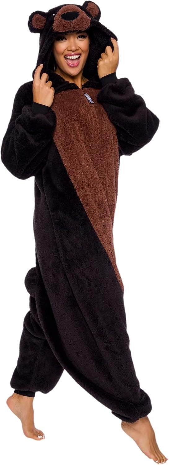 Bruno | Brown Teddy Bear Hooded Onesie Costume 9