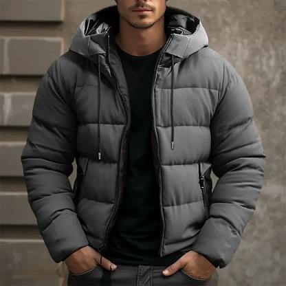 Paul | Men's Padded Hooded Quilted Puffer Jacket