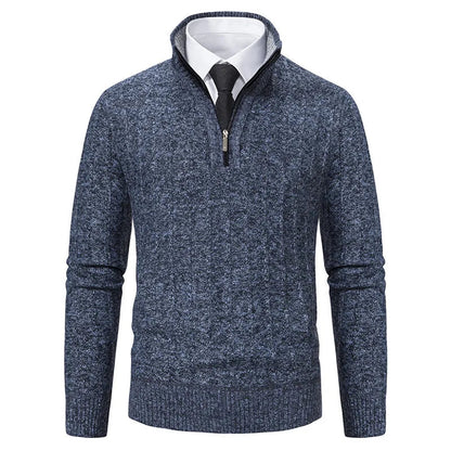 Ronald | Men's Quarter-Zip Cable Knit Jumper