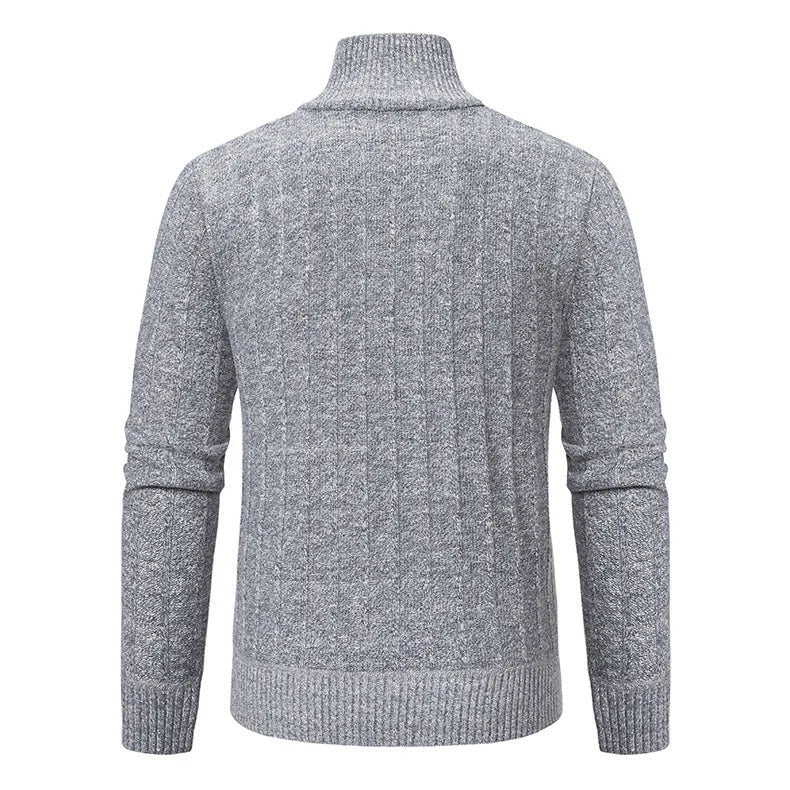 Ronald | Men's Quarter-Zip Cable Knit Jumper