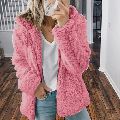 Sandy | Women's Zip Up Hooded Fleece Jacket