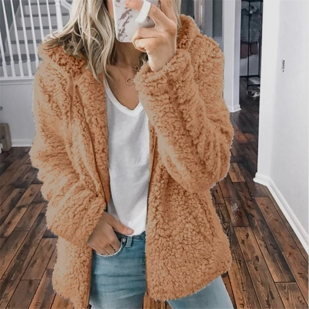 Sandy | Women's Zip Up Hooded Fleece Jacket